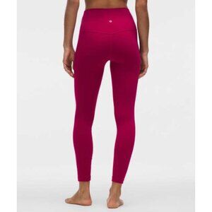 Lululemon Womens Sz 10 Align High-Rise Pant 25" With Pockets Magenta Smoke